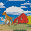 Hank The Cowdog Animated Movie Diamond Paintings