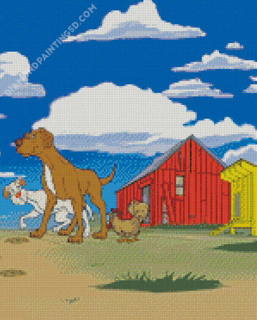 Hank The Cowdog Animated Movie Diamond Paintings