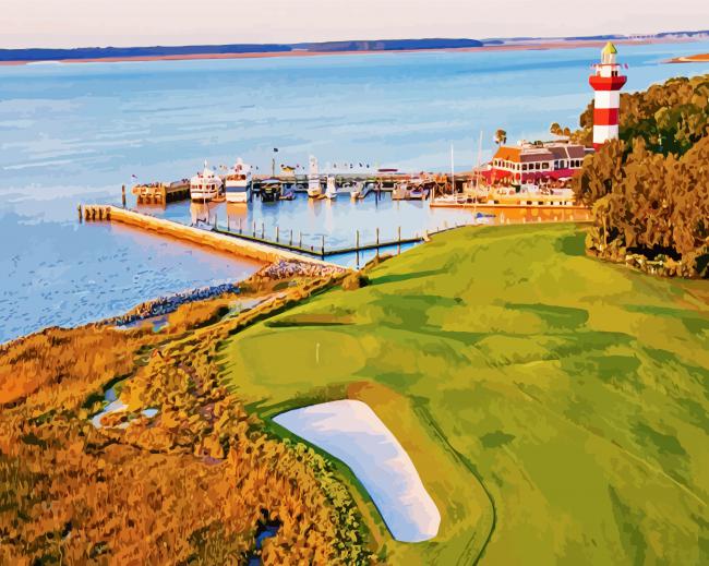 Harbour Town Golf Links Diamond Paintings