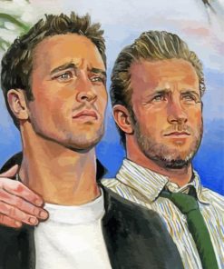 Hawaii 5 0 Characters Art Diamond Paintings