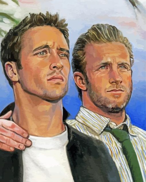 Hawaii 5 0 Characters Art Diamond Paintings