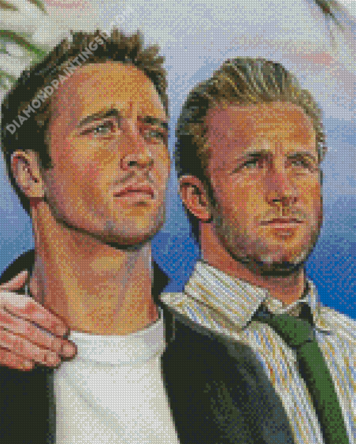 Hawaii 5 0 Characters Art Diamond Paintings