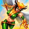 Hawkgirl Dc Comic Diamond Paintings