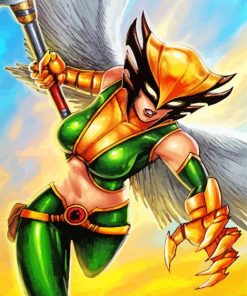 Hawkgirl Dc Comic Diamond Paintings