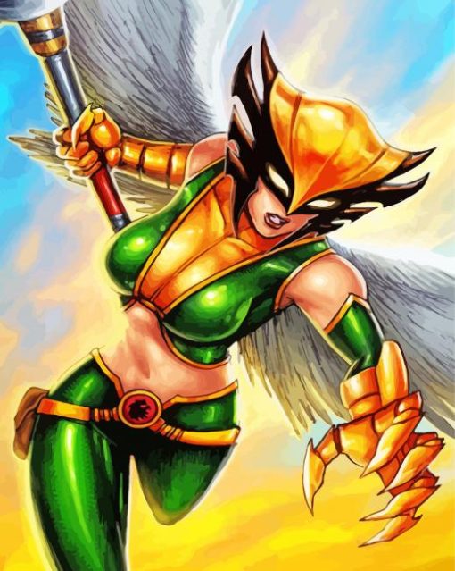 Hawkgirl Dc Comic Diamond Paintings