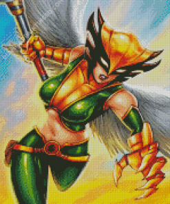 Hawkgirl Dc Comic Diamond Paintings