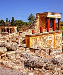 Heraklion Minoan Palace Of Knossos Diamond Paintings