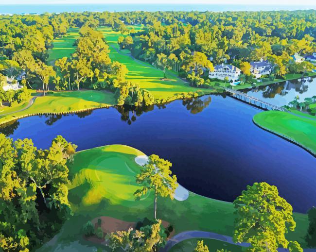 Hilton Head Golf Diamond Paintings