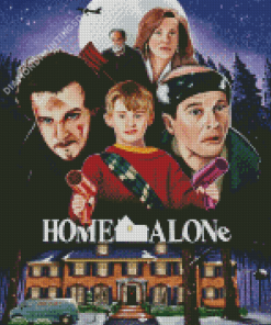 Home Alone Movie Poster Diamond Paintings