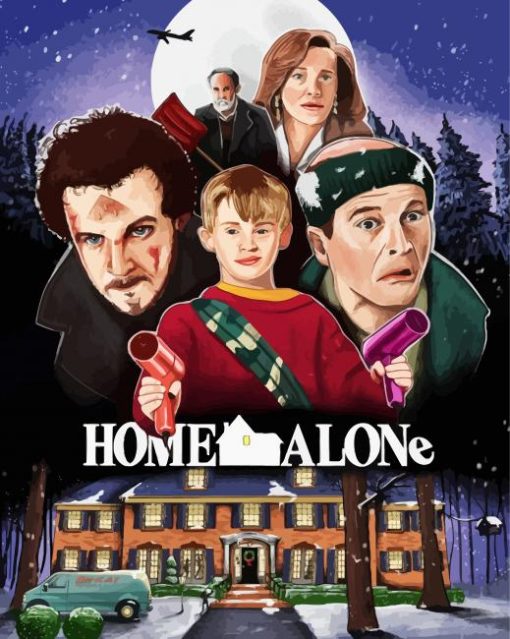 Home Alone Movie Poster Diamond Paintings