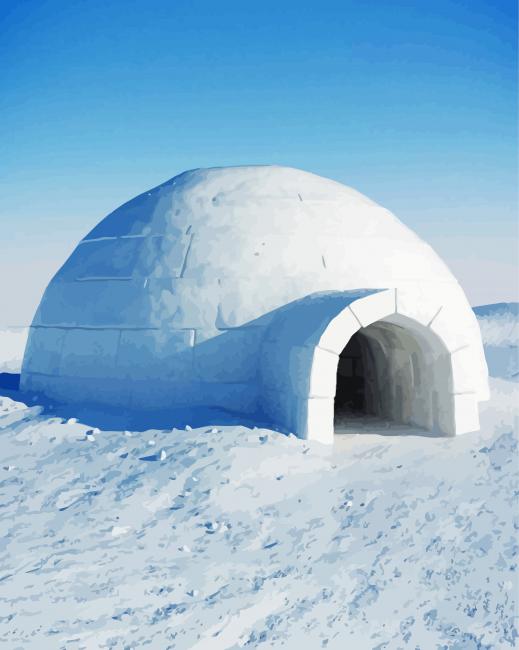 Igloo House Diamond Paintings