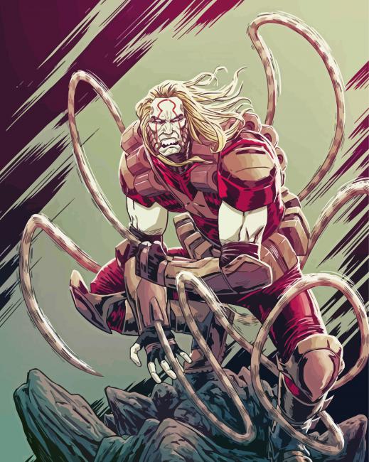 Illustration Omega Red Diamond Paintings