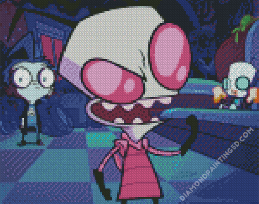 Invader Zim Animation Diamond Paintings