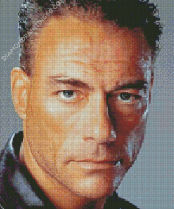 Jean Claude Van Damme Face Diamond Paintings