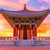 Korean Friendship Bell At Sunset Diamond Paintings