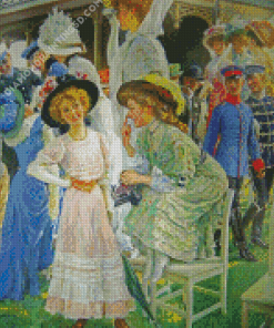 Ladies At The Races Diamond Paintings