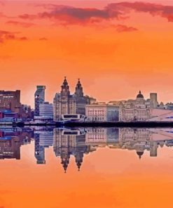 Liverpool Skyline Diamond Paintings