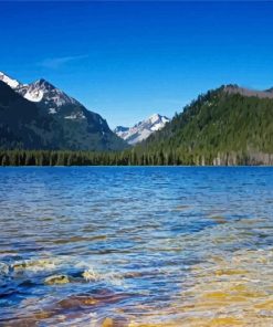 Loon Lake Landscape Diamond Paintings