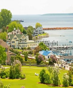 Mackinac Island Michigan Diamond Paintings