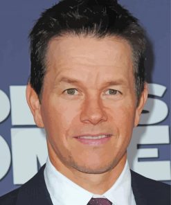 Mark Wahlberg Face Diamond Paintings