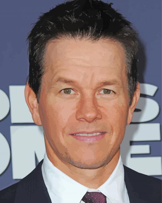 Mark Wahlberg Face Diamond Paintings