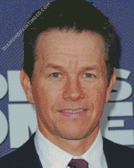 Mark Wahlberg Face Diamond Paintings