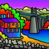 Menai Bridge Art Diamond Paintings