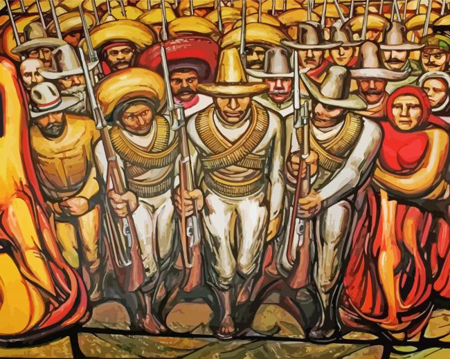 Mexican Revolution Art Diamond Paintings