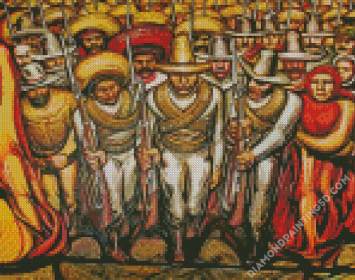 Mexican Revolution Art Diamond Paintings