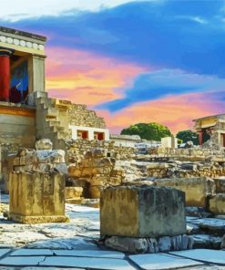 Minoan Palace Of Knossos Heraklion Diamond Paintings