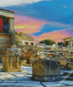 Minoan Palace Of Knossos Heraklion Diamond Paintings