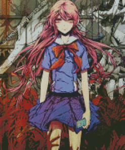 Mirai Nikki Art Diamond Paintings