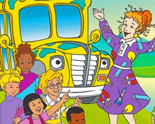 Miss frizzle And The Kids Diamond Paintings