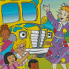 Miss frizzle And The Kids Diamond Paintings