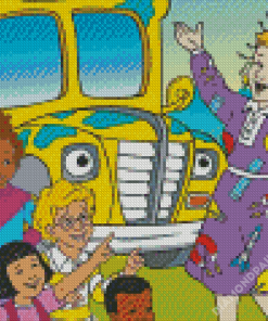 Miss frizzle And The Kids Diamond Paintings