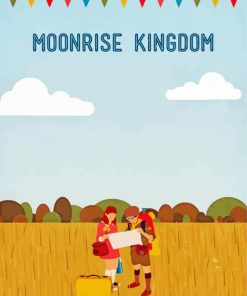 Moonrise Kingdom Movie Poster Art Diamond Paintings