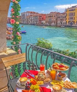 Morning In Venice Italy Diamond Paintings