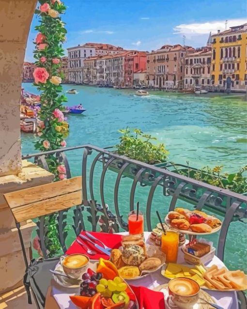 Morning In Venice Italy Diamond Paintings