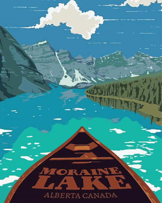 Mountains Alberta Poster Diamond Paintings