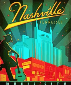 Nashville Music City Diamond Paintings