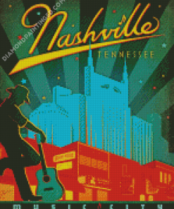 Nashville Music City Diamond Paintings