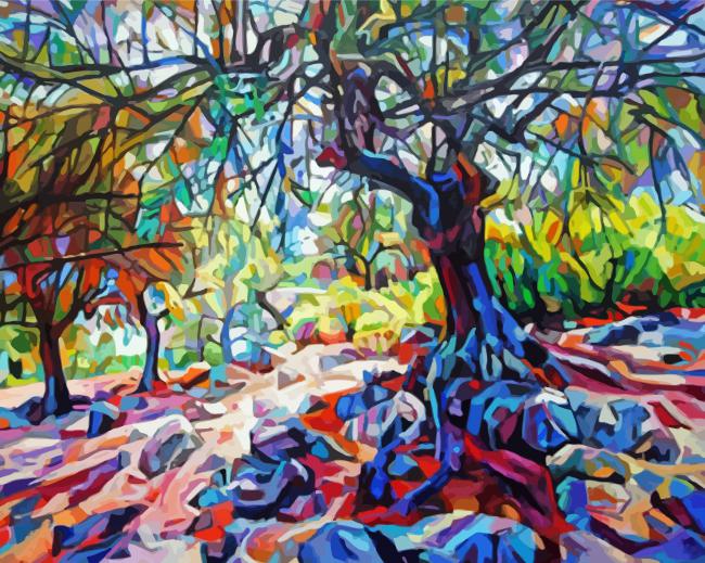 Olive Trees Diamond Paintings