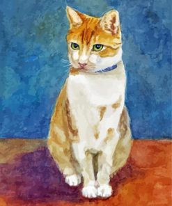 Orange Tabby Cat Diamond Paintings