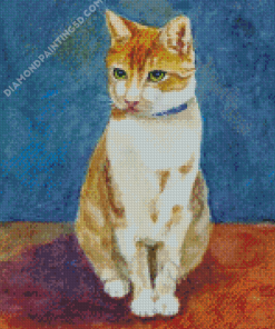 Orange Tabby Cat Diamond Paintings