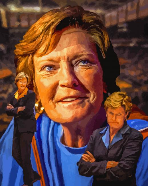 Pat Summitt Art Diamond Paintings