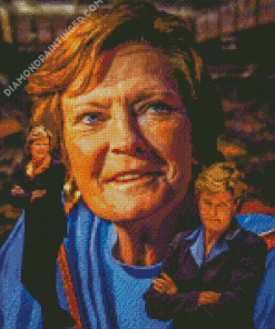 Pat Summitt Art Diamond Paintings