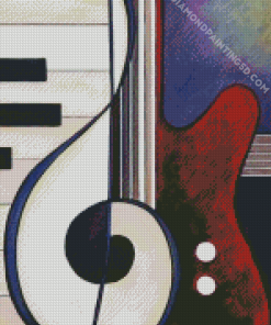 Piano Guitar Diamond Paintings