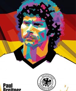 Pop Art Paul Breitner Diamond Paintings