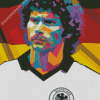 Pop Art Paul Breitner Diamond Paintings