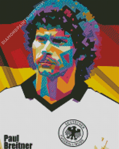 Pop Art Paul Breitner Diamond Paintings